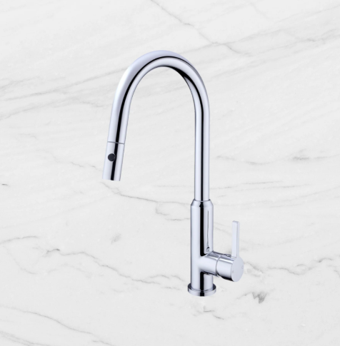PEARL PULL OUT SINK MIXER WITH VEGIE SPRAY FUNCTION CHROME