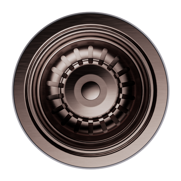 KITCHEN SINK BASKET WASTE BRUSHED GOLD