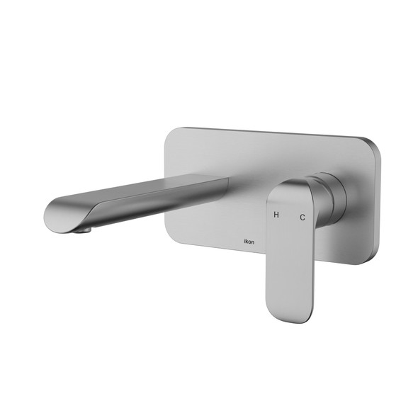 KARA WALL BASIN MIXER - BRUSHED NICKEL