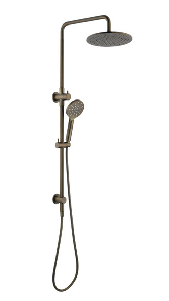 STAR LUXURY SHOWER COLUMN SET 250MM - ANTIQUE BRASS