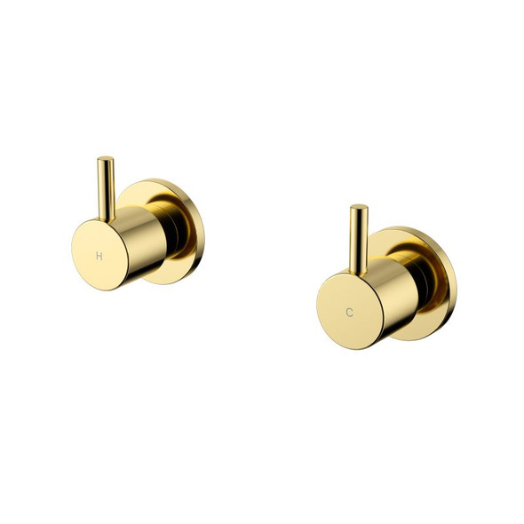 STAR MINI WALL TOP ASSEMBLIES - POLISHED BRASS
