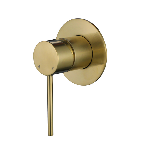 STAR MINI WALL MIXER 80mm - BRUSHED BRONZE/GOLD