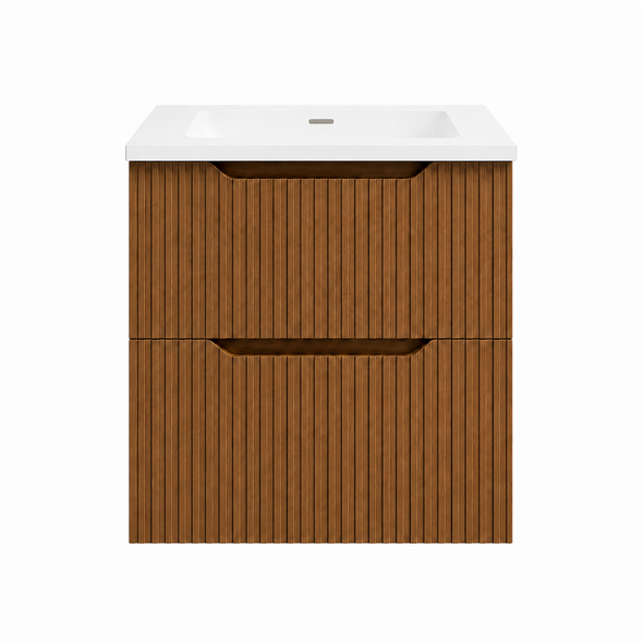 PARKWOOD DOUBLE DRAWER VANITY - 600mm