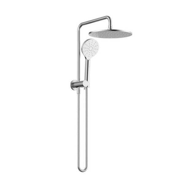 STAR COMPACT HALF SHOWER COLUMN SET 250MM -  BRUSHED CHROME