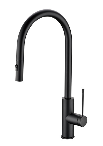 Aziz-II Sink Mixer Pull-out Matt Black