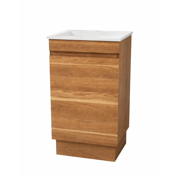 460 MINI VANITY WALL HUNG OR FLOOR MOUNT (CABINET ONLY) - SPOTTED GUM