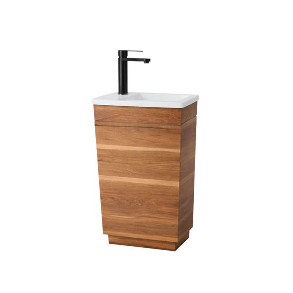 460 MINI VANITY WALL HUNG OR FLOOR MOUNT (CABINET ONLY) - SPOTTED GUM