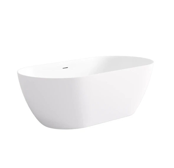 ATTICA MANOLO 1700 GLOSS WHITE BATH WITH OVERFLOW