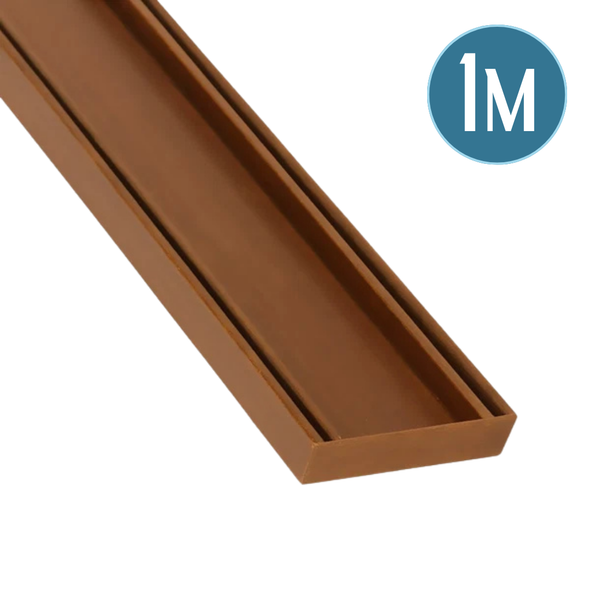 Lauxes Copper Slimline Tile Insert Drain