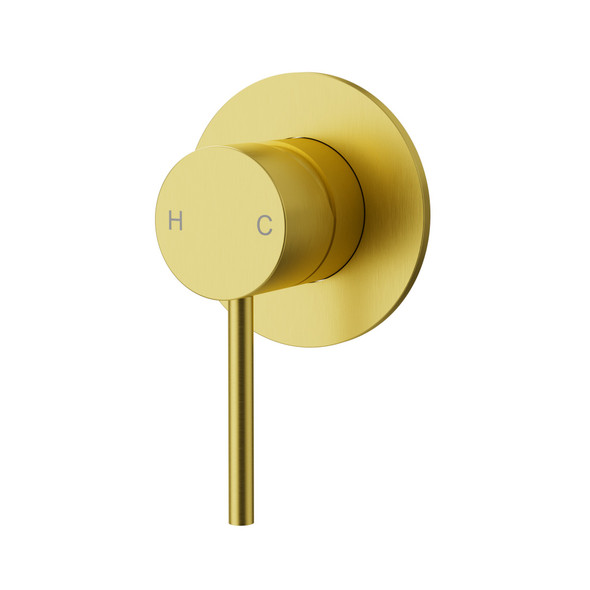 OTUS SLIMLINE WALL MIXER TRIM KIT - BRUSHED GOLD