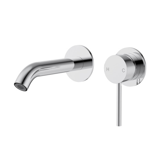 OTUS SLIMLINE WALL BASIN/BATH MIXER TRIM KIT - CHROME