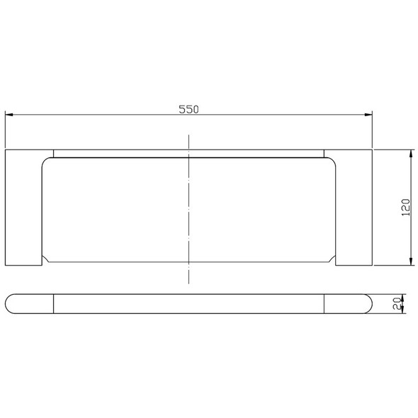 CORA SHELF - BRUSHED NICKEL