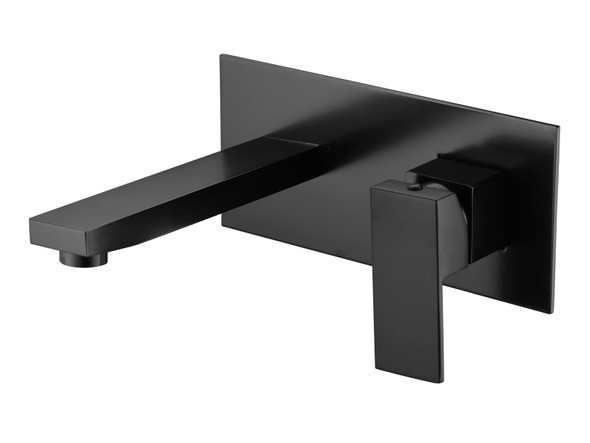 ROSA WALL SPOUT SET - MATT BLACK