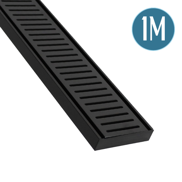 Lauxes Midnight Black Grate Drain