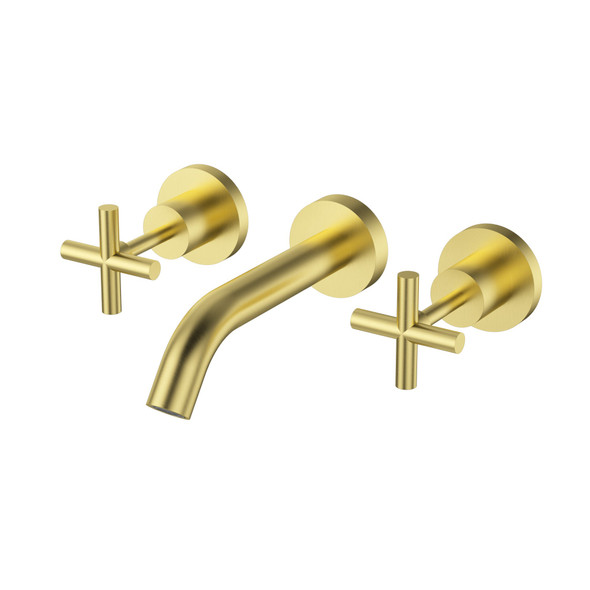 NAUGHTS N CROSSES WALL TAP SET - BRUSHED GOLD