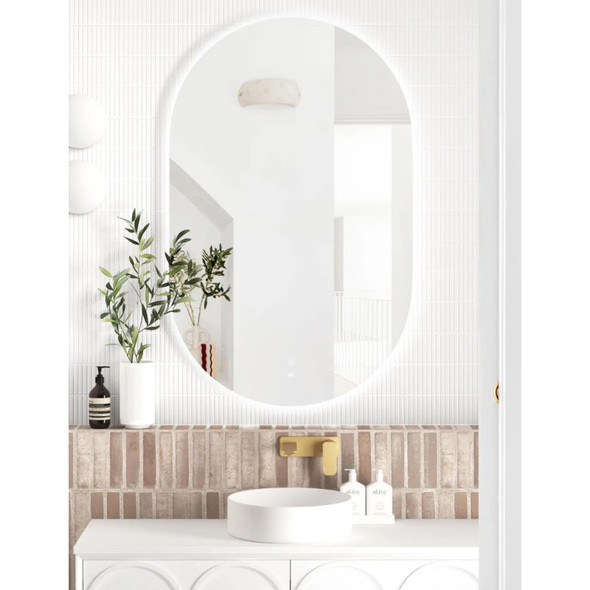 LED NOOSA 900(H)x600(W) FRAMELESS MIRROR