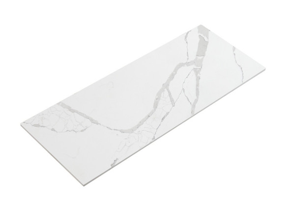 PALIS WHITE SOLID SURFACE STONE TOP 1800