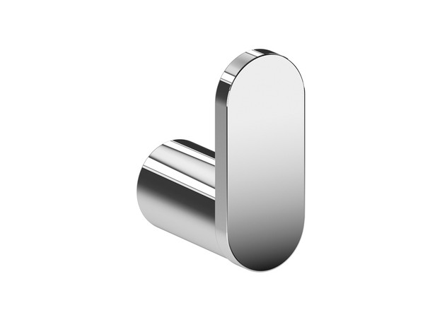 Stainless steel bathroom accessory polished to a brilliant mirror finish