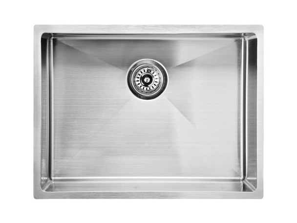 New Eden Single Bowl Kitchen Sink 580 x 440mm Stainless Steel