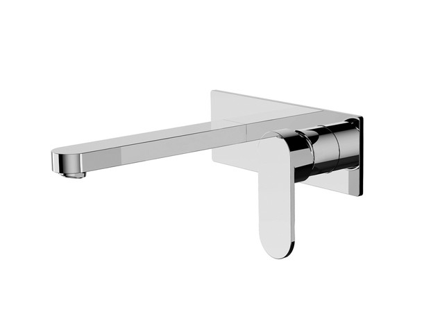 Ecco Combo Wall Basin Mixer Tap (Chrome) - 13232