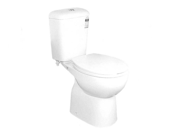 Gear CE S Trap Close Coupled Toilet (White Gloss) - 13863
