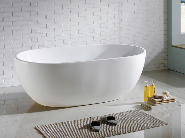 Yarra 1400 Freestanding Bath Gloss White