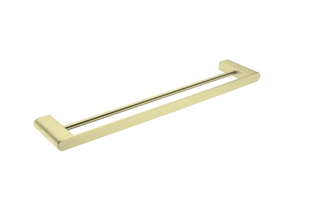 Bianca 600mm Double Towel Rail Accessory (Brushed Gold) - 14166