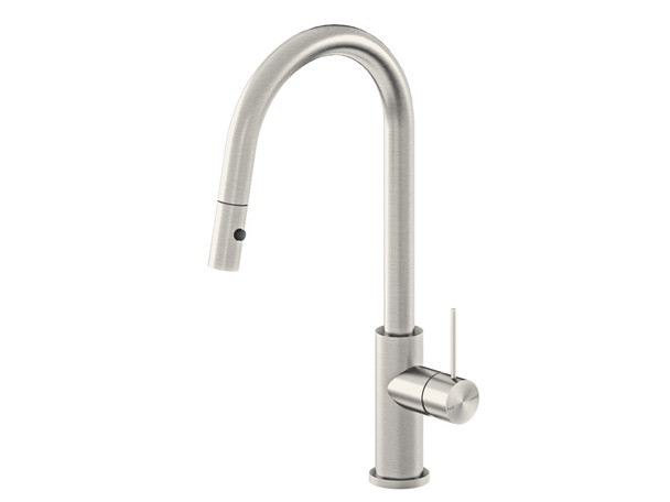 Mecca Pull Out Spray Kitchen Mixer Tap (Brushed Nickel) - 14297