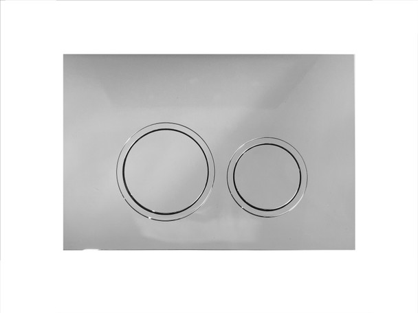 Push Plate Concealed Cistern Toilet (Chrome)