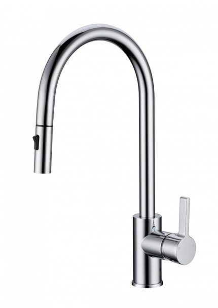 Otus Pull Out Kitchen Mixer Chrome