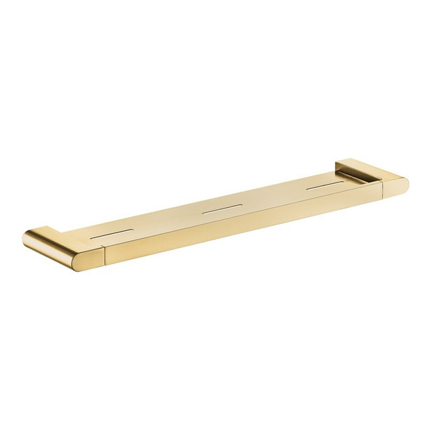 Flores Shower Shelf Brushed Gold