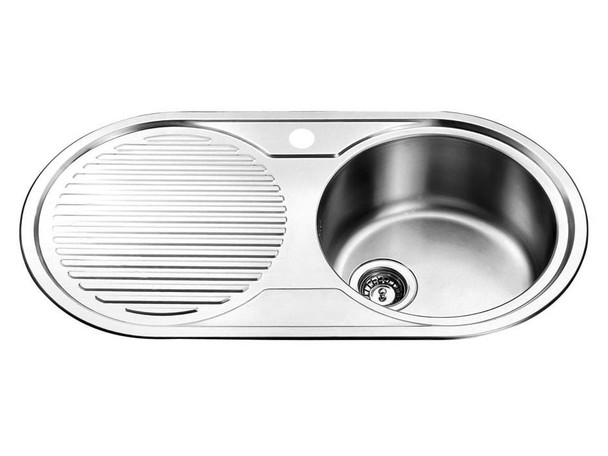 Suffolk 915-Right Kitchen Sink Stainless Steel