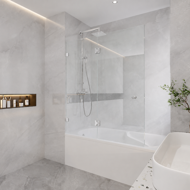 HUNTER HINGE BATH SCREEN