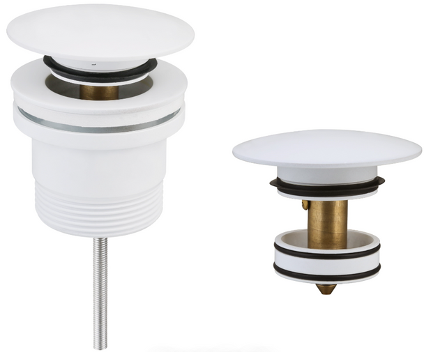 ACL 40mm Universal Pop Up Waste Matt White