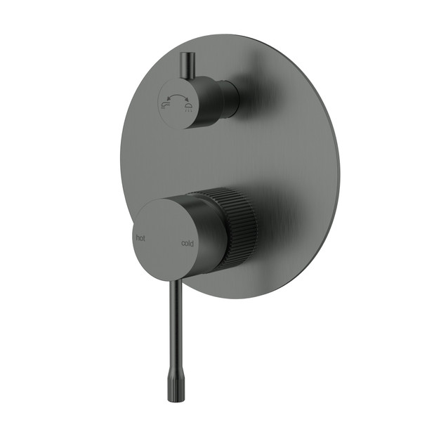 Linie Wall  Diverter Mixer Trim Kits - Gun Metal