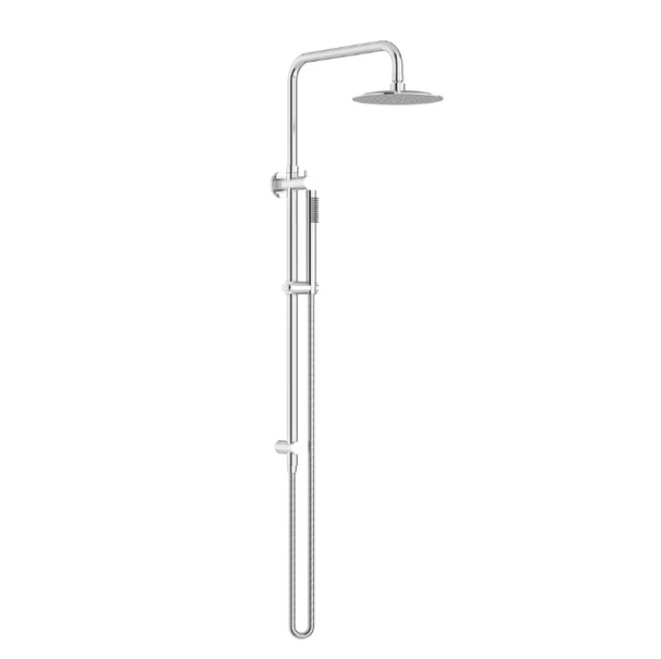 ELLE - TWIN RAIL OUTDOOR SHOWER CHROME