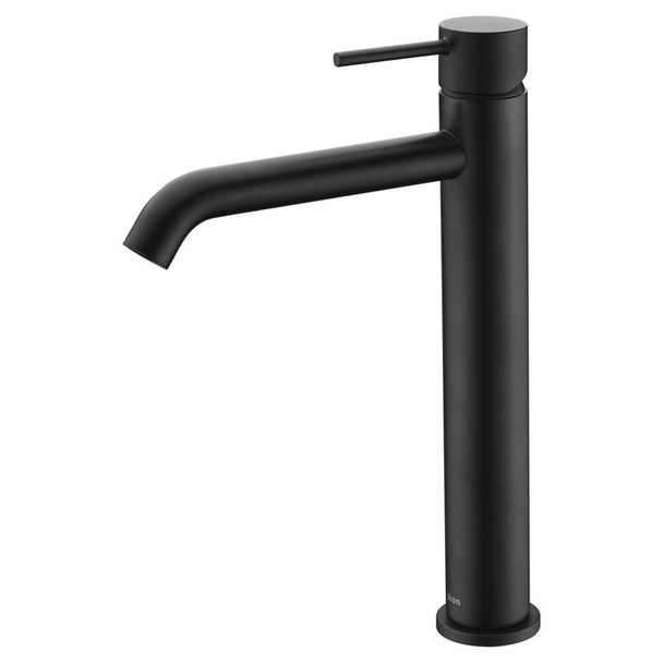 Hali Tall Basin Mixer Black Matt