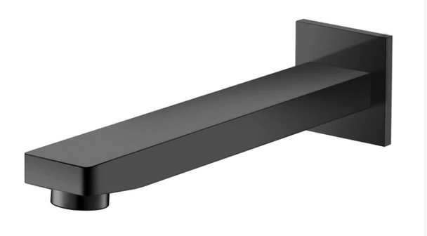 FLORES BATH SPOUT - MATT BLACK