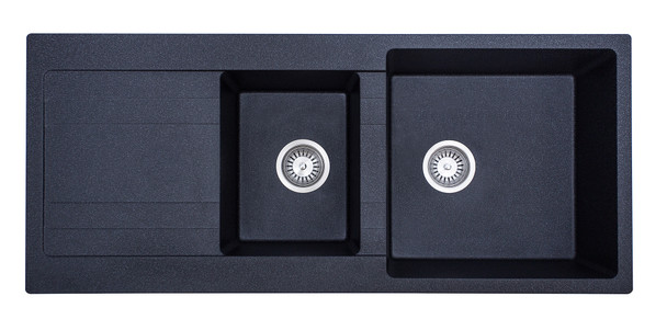 RIA ONE & HALF BOWL WITH DRAINER – GRANITE SINK 30L + 18L