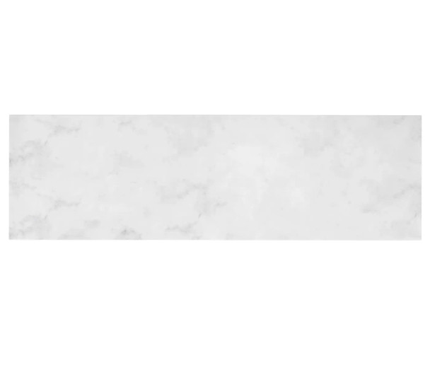 LAUNDRY STONE TOP 1960mm - CLOUDY CARRARA - NO HOLE