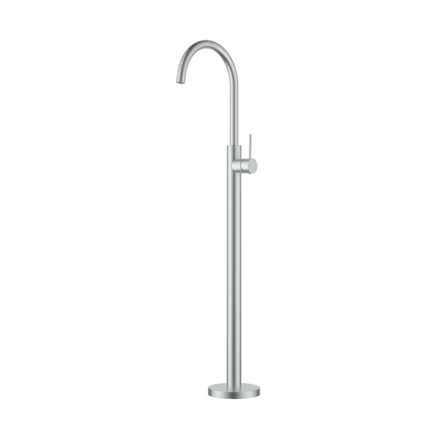 OTUS SLIMLINE FREESTANDING BATH MIXER - STAINLESS STEEL 