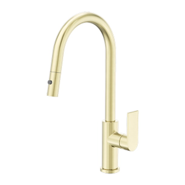 BIANCA PULL OUT KITCHEN MIXER - BRUSHED GOLD
