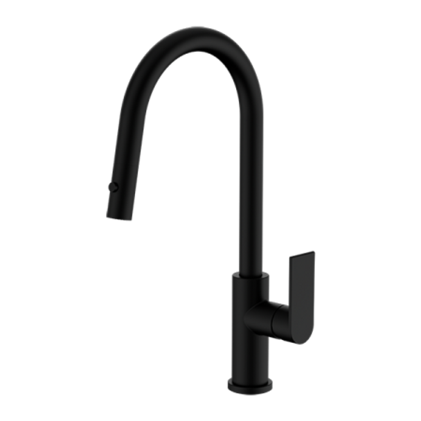 BIANCA PULL OUT KITCHEN MIXER - MATTE BLACK