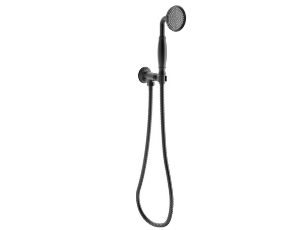 CLASICO HAND SHOWER ON BRACKET - MATTE BLACK 