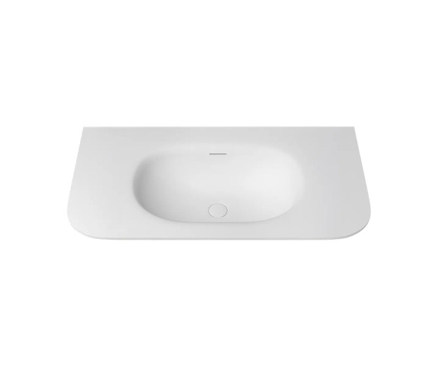 CHLOE 900x500 SILK MATTE WHITE TOP WITH BASIN
