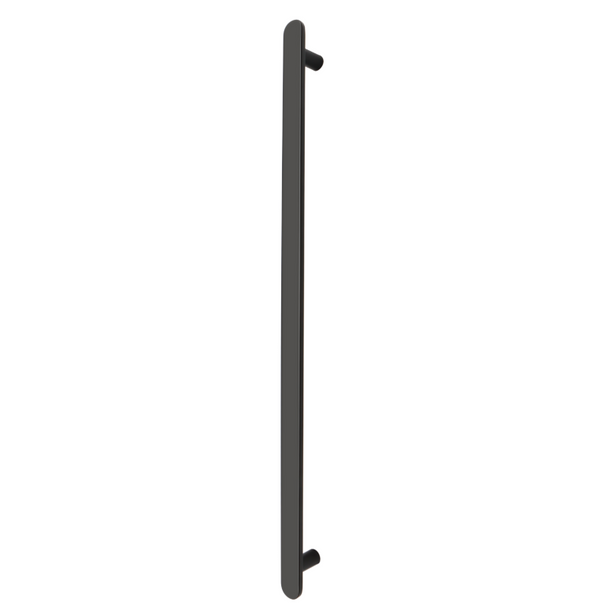 NOVA VERTICAL HEATED TOWEL RAIL 900x40mm 12V TRANSFORMER - MATTE BLACK