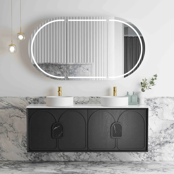 LAGUNA MARK II VANITY 1500MM - BLACK OAK