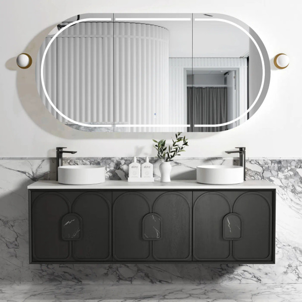 LAGUNA MARK II VANITY 1800MM - BLACK OAK