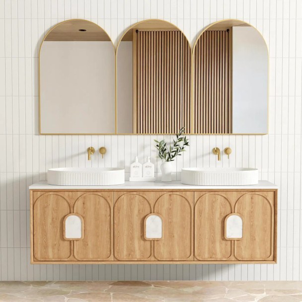 LAGUNA MARK II VANITY 1800MM - WOODLAND OAK 