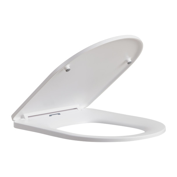 (REPLACEMENT FOR SC1064) SLIM TOILET SEAT - SOFT CLOSE - GLOSS WHITE FOR 002/005/008/014/102/021/026/027/102R/102HR/107R/107T/305R